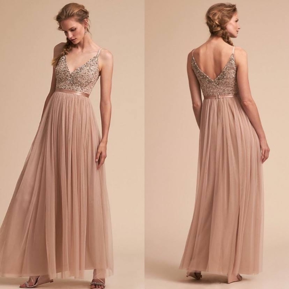 BHLDN Avery Dress Blush